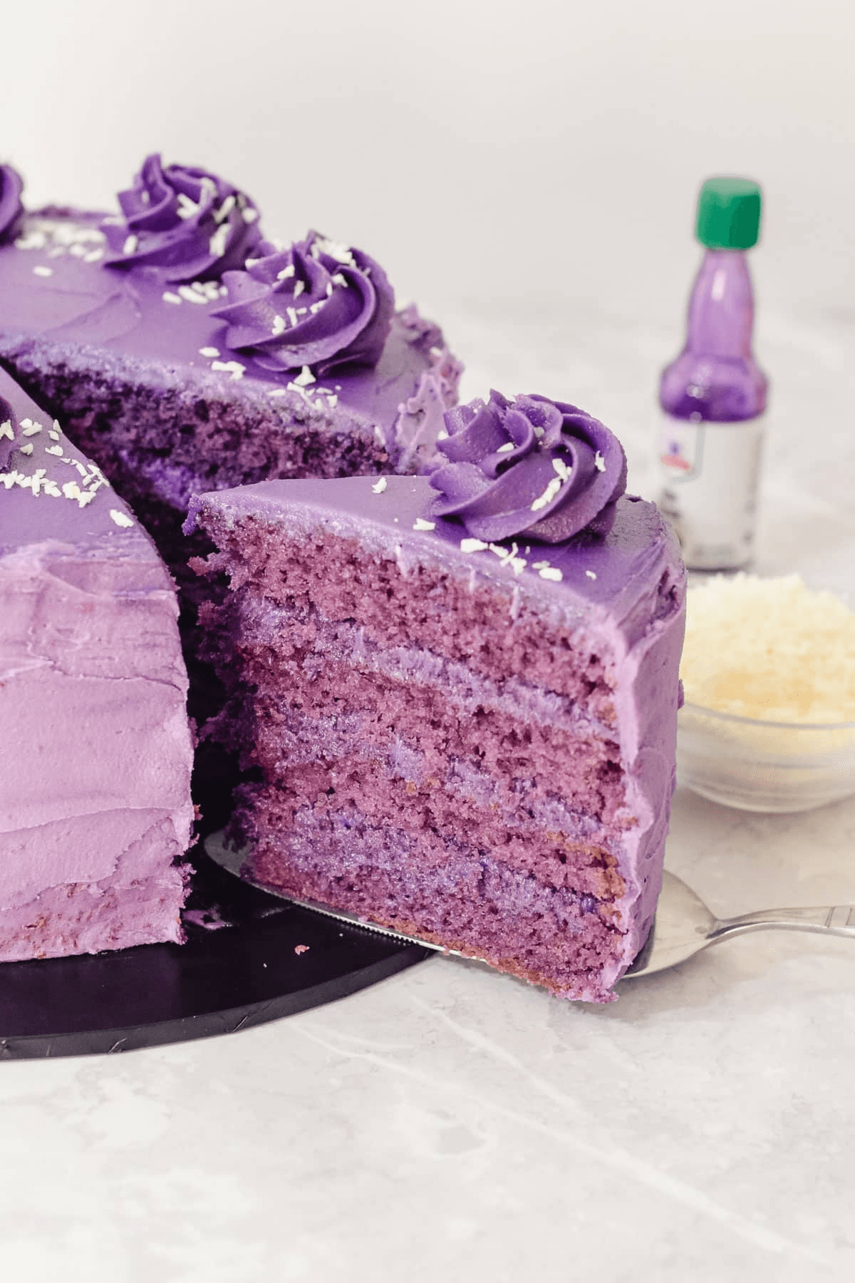 Artisanal Ube Frosting Cake
